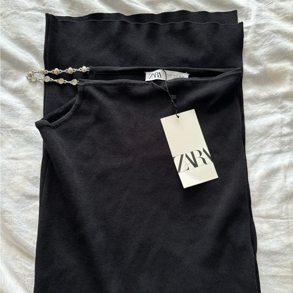 Black maxi skirt